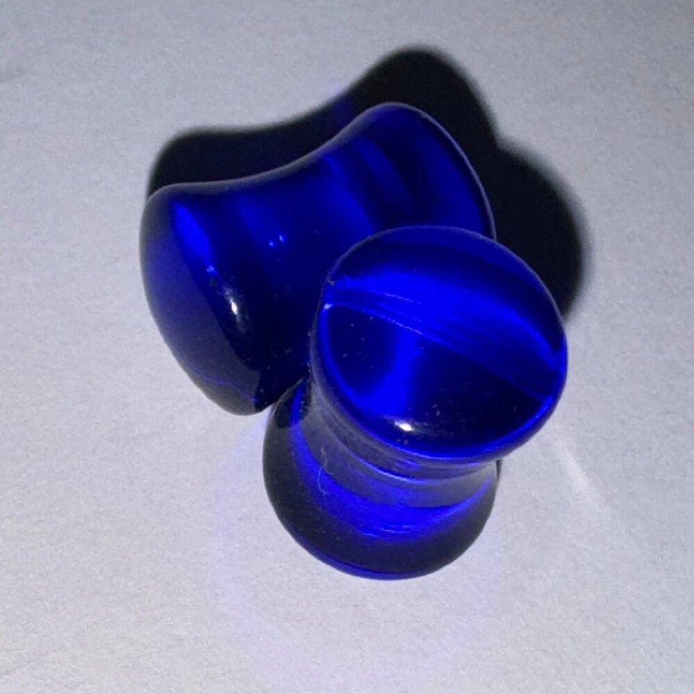 Blue 0 Gauge Uv Acrylic Flares
